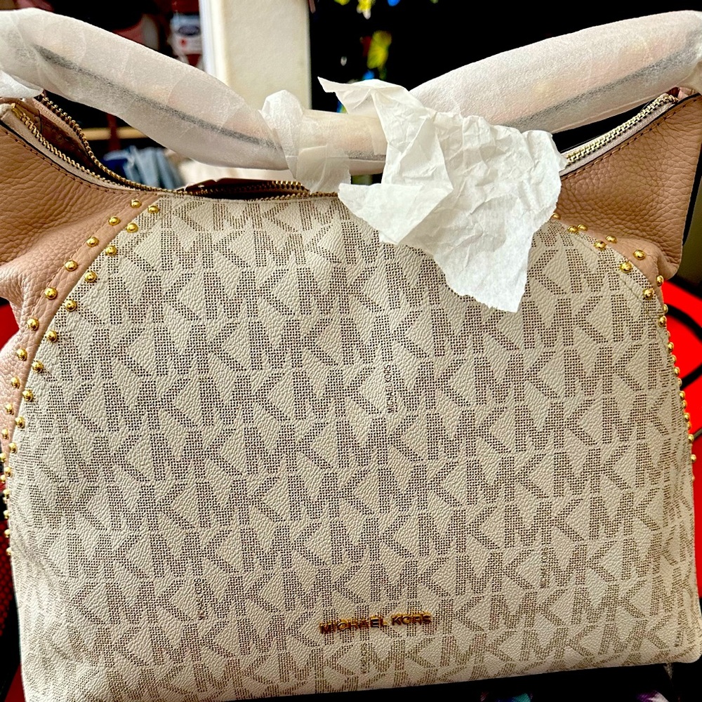 MK purse vanilla & pink